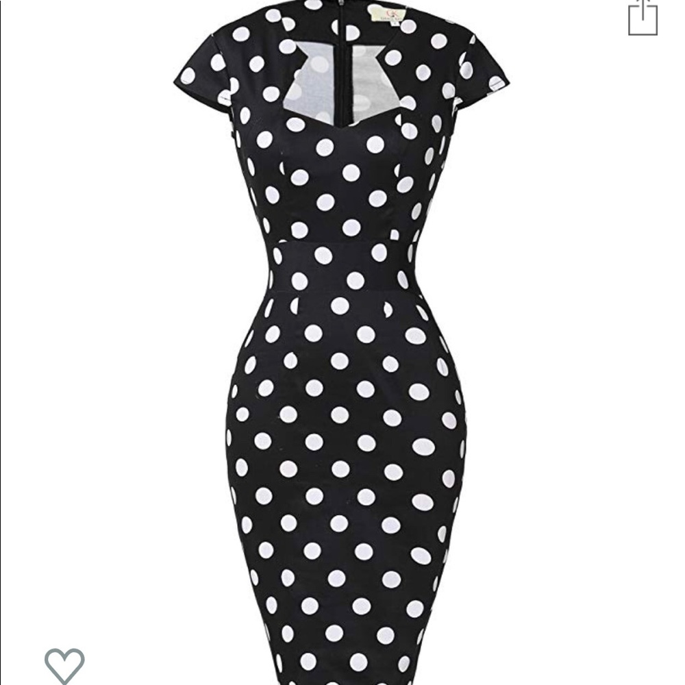 50s Vintage Pencil Dress Cap Sleeve Wiggle